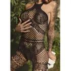 Leg Avenue võrkbodi pitsimitatsiooniga – must – One Size — Foto 9