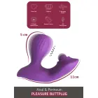 Anal & Perineum Stimulator with Remote Control – Purple — Photo 2