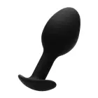 SONO No.89 silikoninis analinis kištukas su kinetiniu kamuoliuku – 8.3 cm (3.3″) – Juodas — Nuotrauka 4