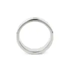 Mr. Steel Single Grooved Cock Ring – 5 cm (2″) – Silver — Photo 4