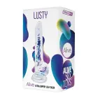 Lusty željasarnane dildo – 18 cm (7″) – läbipaistev — Foto 2