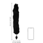 Fox Tail with Metal Butt Plug – Black — Photo 8