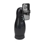 Virtuo - Suction and Vibration Masturbator Pump with Phone Attachment - Gun Metal — Photo 2
