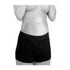 Mod Active-Style – cotton boxer harness with built-in O-ring – black – L/XL — Photo 1
