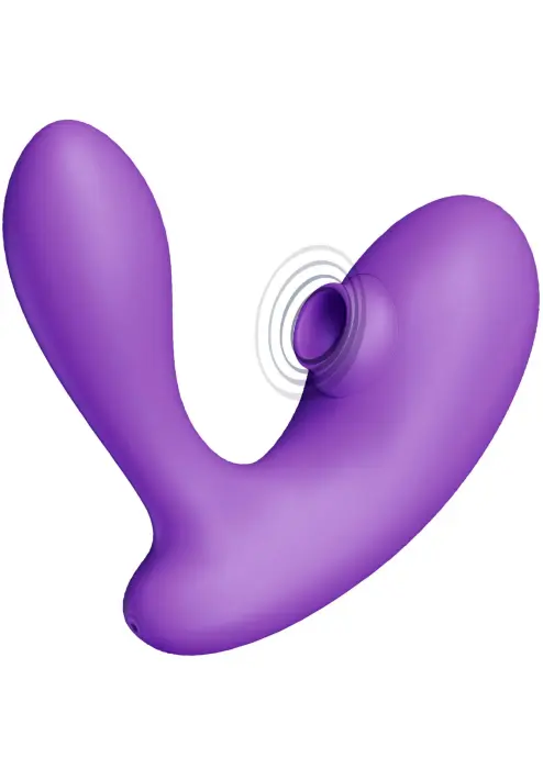 DuoVibe I Air & G-Spot Vibrator – Purple
