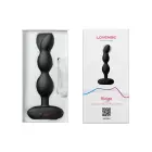 Ridge rotējošas vibrējošas anālo bumbiņu ķēde – 15 cm – Melns Foto 9