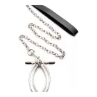 XR Brands Pussy Tugger Adjustable Intimate Clamp with PU Handle — Photo 1
