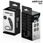 Addicted Toys Silicone Intimate Plug with Ring Model 4 – 9 cm – Black — Photo 6
