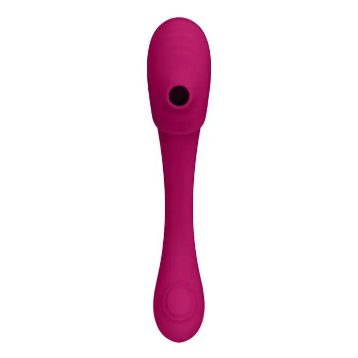 Mirai dubultais pulsa viļņu gaisa viļņu elastīgais vibrators – rozā Foto 3