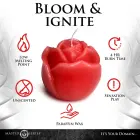 Flaming Rose Erotic Massage Candle – Red — Photo 7