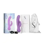 Swan Empress Swan dvigubas variklis vibratorius – 21 cm (8.25″) – violetinis — Nuotrauka 7
