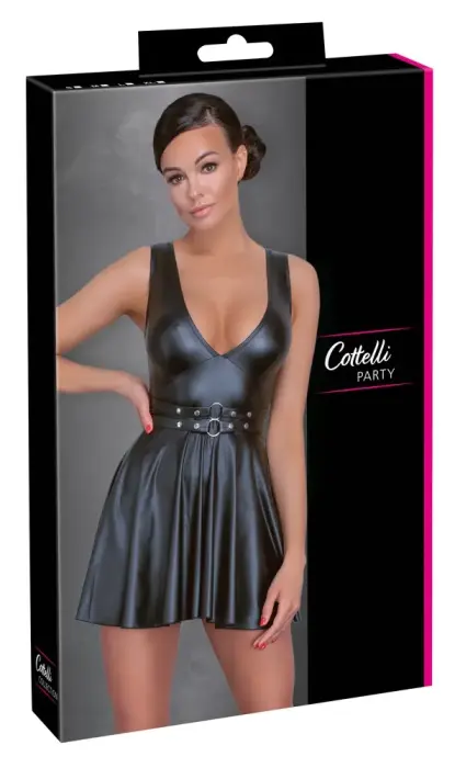 Cottelli PARTY платье с матовым эффектом – чёрное – M/L