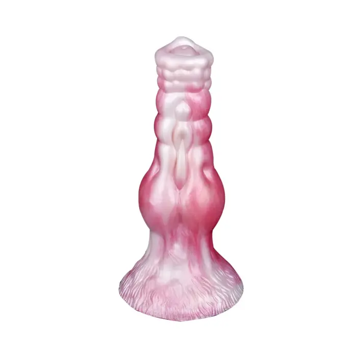 Kiotos Monstar Beast 87 piepūšams dildo – 18 cm (7″) – Rozā Foto 10