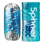Tenga Spinner Deluxe 01 Drops – vibreriv masturbaator – läbipaistev — Foto 3