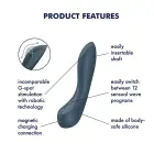 Satisfyer G-Spot Wave 4 роботизированный пальчиковый вибратор для точки G – 15 cm (5.9″) – розовый — Фото 4