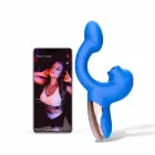 Magic Motion Magic Ponder kahe mootoriga vibraator – 21 cm (8.3″) – sinine — Foto 3