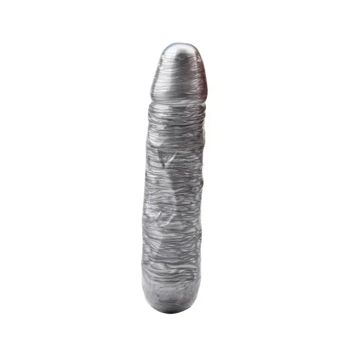 Dixie Normous Silver Reālistisks dildo – 20 cm (8″) – Tumši sudrabots Foto 3