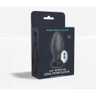 Besukantis nuotolinio valdymo analinis kištukas – 18 cm – Juodas Photo