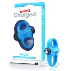 The Screaming O Charged Yoga Blue – elastīgs intims gredzens, uzlādējams — Foto 1