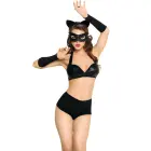 Catwoman kostīmu komplekts – melns – L — Foto 1