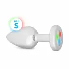 Easytoys Anal Collection Butt Plug LED Small Silver 7cm Compact Design — Photo 1