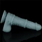 Lovetoy Dual Layer Silicone Nature Cock – rechargeable thrusting vibrating dildo – 11 inch – remote — Photo 7