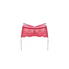 Obsessive Loventy Red Lace Garter Belt with Stockings Straps – L/XL — Photo 8