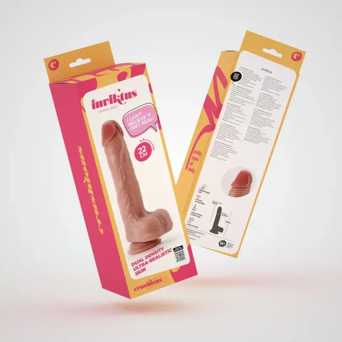 Inviktus dildo – 22 cm (8.5″) – nahavärv