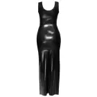 Lateksist maksikleit kitsaste rihmadega – must – XL — Foto 7
