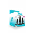 Blush Novelties Anal Adventures Basic Plug Kit – 3-Piece Set – Black — Photo 3