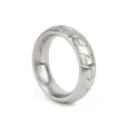 Mr. Steel MeGa Tire C-Ring – 4.5 cm – Silver — Photo 1