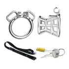 Cone Cell – male-to-female metal chastity device – adjustable elastic belt – 85–130 cm waist — Photo 5
