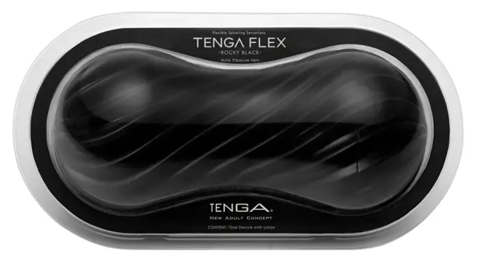 Tenga Flex Rocky melns masturbators
