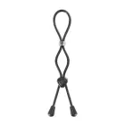 Regulējams dubultā cilpa dzimumlocekļa gredzens – 38 cm Foto 1