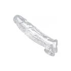 Realistic Clear Penis Sleeve and Ball Stretcher — Photo 4