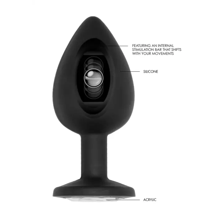 No.91 - Savaizplūstošs analinis kištukas – 9.5 cm (3.7″) – Juodas Photo