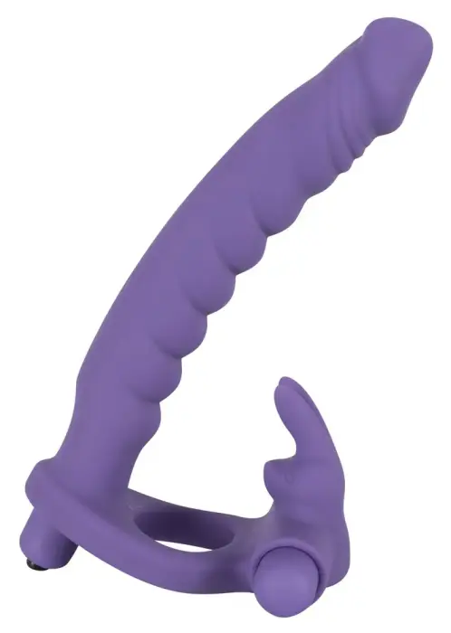 Los Analos Double Delight strap-on dildo komplekts – violets Foto 2