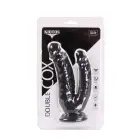 Kiotos COX melns dubultais dildo ar piesūcekni – 21 cm (8.3″) — Foto 5
