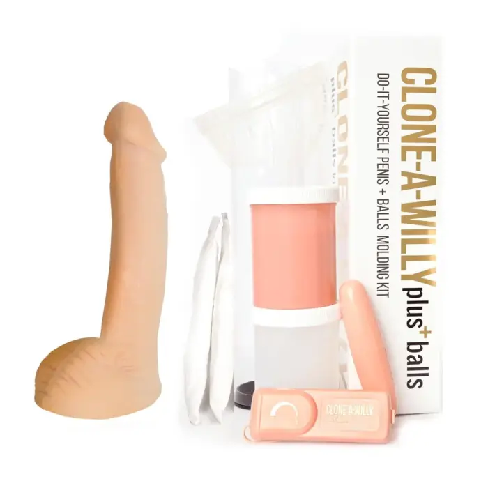 Clone-A-Willy Kit Nude - Custom Silicone Replica System with Balls