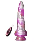 Crystal Pulse вибратор с функцией толчков и подогревом – 19 cm (7.5″) – розовый — Фото 2