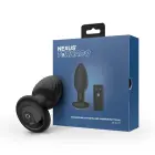 Nexus Tornado Medium – rotating vibrating silicone plug with remote – black — Photo 9