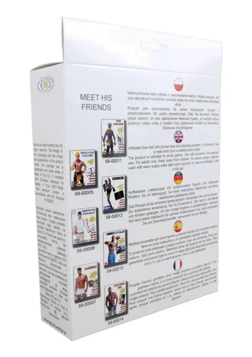 BOYS of TOYS vīriešu piepūšamā lelle – 160 cm Foto 6