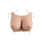 Gender X Undergarments Plate silicone breast vest – E cup – light skin tone — Photo 4