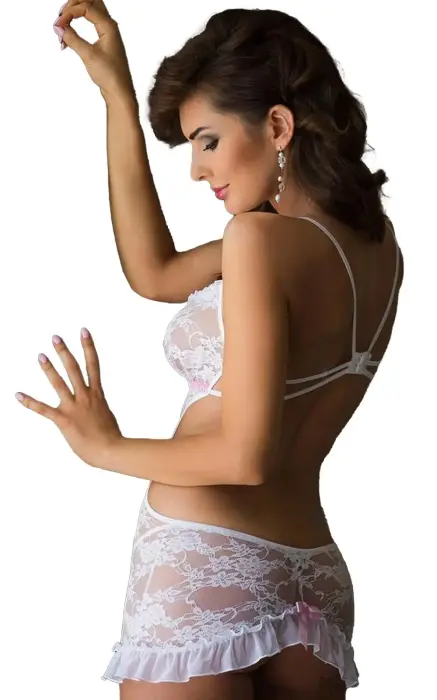 Agnese chemise – white – M/L