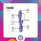 Fane triušio vibratorius – 20 cm (8″) – rožinis — Nuotrauka 5