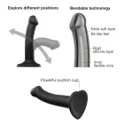 Semi-Realistic Dildo – 18 cm – Black Photo