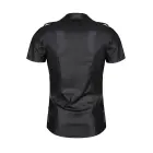 RMLuca001 Military Style Wet Look Shirt – Black – XL — Photo 6