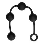 Silicone Anal Balls – L – Black — Photo 3