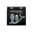 Renegade Pinnacle vibruojantis analinis kištukas su varpos ir sėklidžių žiedu ir belaidžiu nuotolinio valdymo pulteliu – Pilkas — Nuotrauka 3