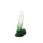 Kiotos Cox krāsains dildo – 18.5 cm (7.3″) – Caurspīdīgs — Foto 1